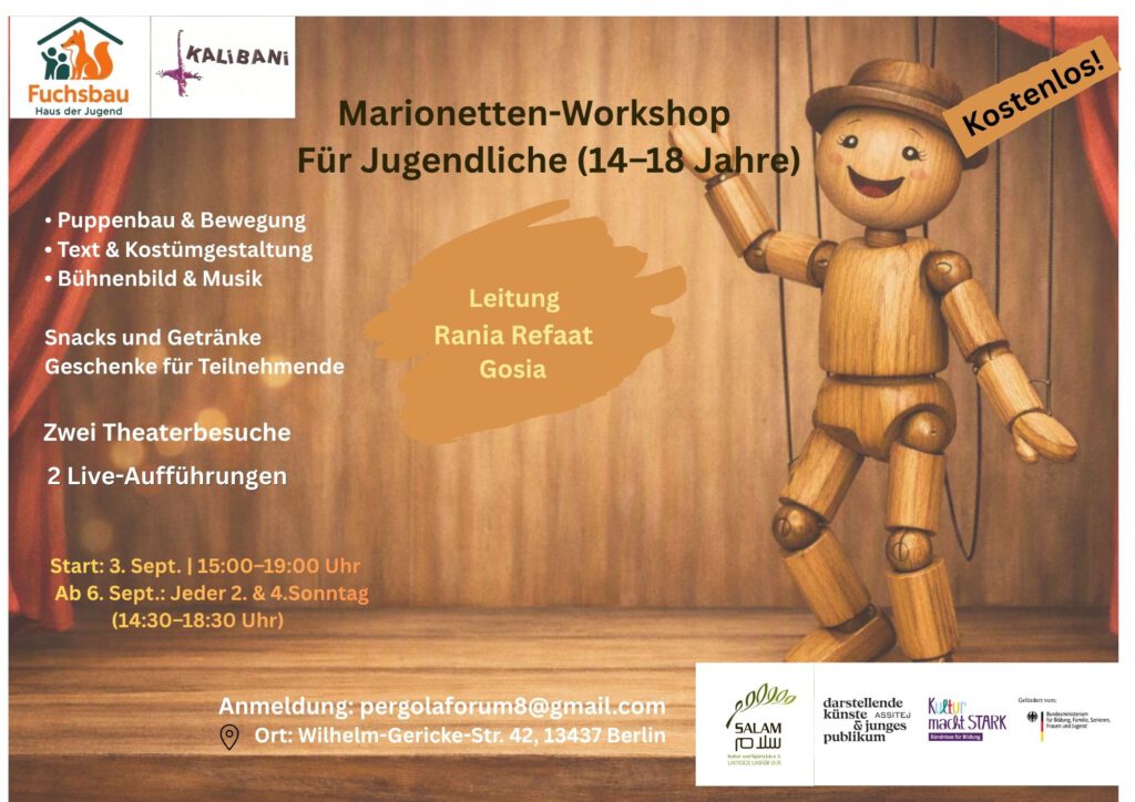 Marionetten-Workshop Für Jugendliche (14–18 Jahre)